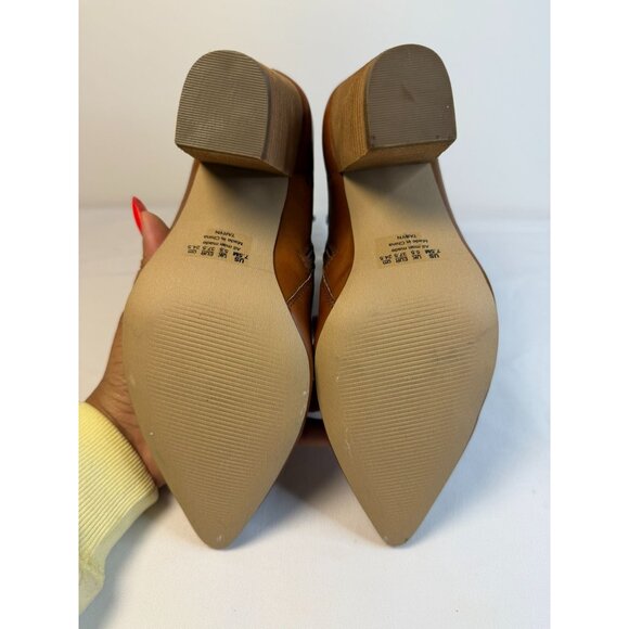 Carlos Santana Taryn Ankle Boot Women'sTaryn Size 7.5 Brown Western Block Heel - Picture 11 of 12